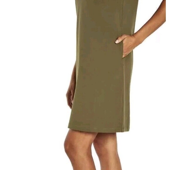 BANANA REPUBLIC 1687116 GREEN SHORT SLEEVE ONE POCKET T-SHIRT DRESS SZ Small - Picture 5 of 9